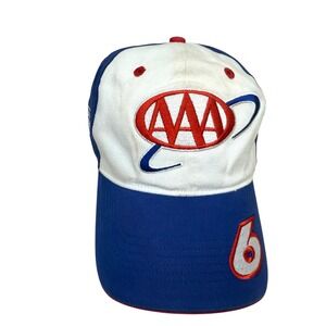 Mark Martin AAA NASCAR Cap Hat Salute To You #6 Roush Racing NASCAR Blue Men OS